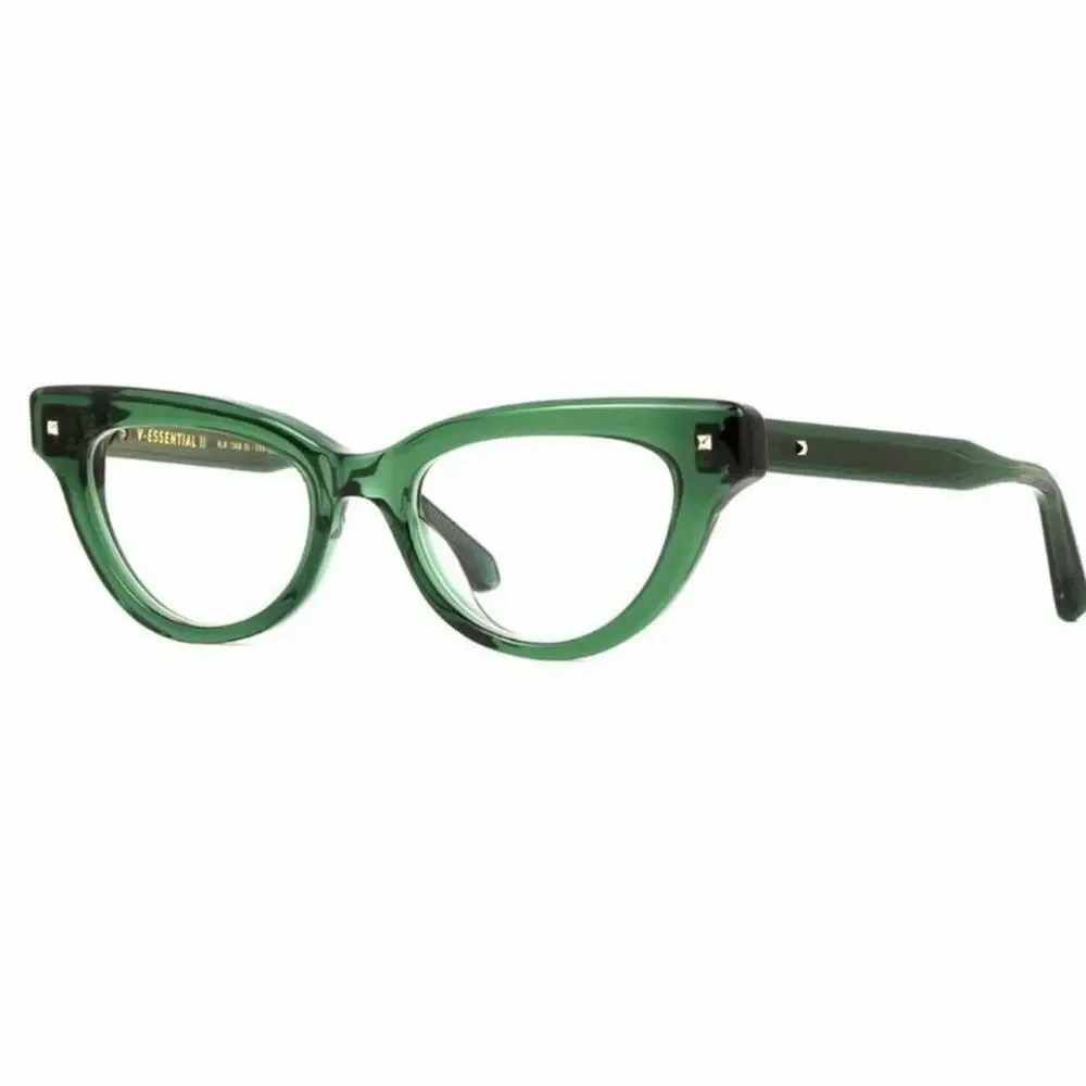 New! Valentino Green Women's Eyeglasses, V ESSENTIAL II VLX 124B, Authentic